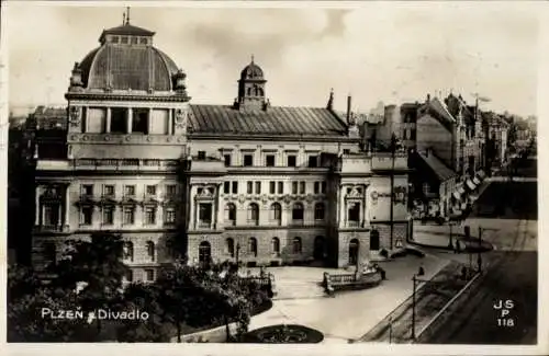 Ak Plzeň Pilsen Stadt, Theater