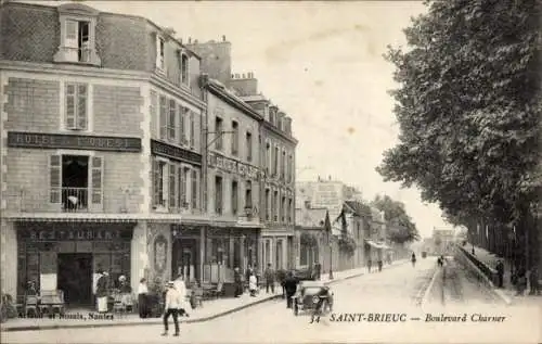 Ak Saint Brieuc Côtes d'Armor, Boulevard Charner, Hotel