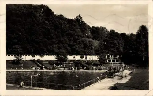 Ak Česká Kamenice Böhmisch Kamnitz Region Aussig, Schwimmbad