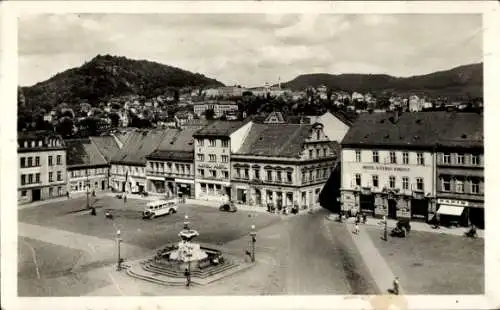 Ak Děčín Tetschen an der Elbe Region Aussig, Namesti mars. Stalina