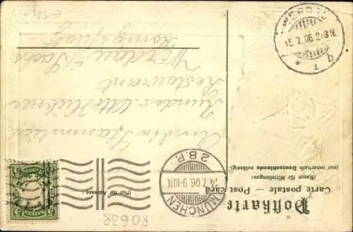 Präge Ak München, Münchner Kindl, Maximilianplatz, Künstlerhaus