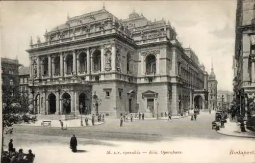 Ak Budapest Ungarn, Opernhaus