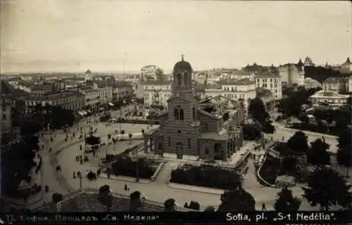 Ak Sofia Bulgarien, Alexander Newski Kathedrale, Platz St Nedelia