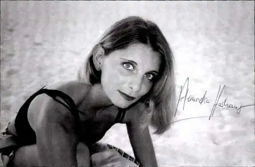 Ak Schauspielerin Alexandra Herhausen, Portrait, Autogramm