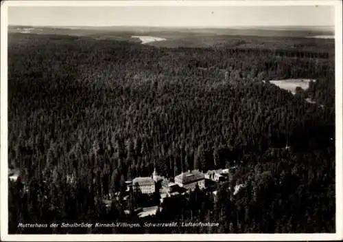 Ak Villingen im Schwarzwald, Fliegeraufnahme, Mutterhaus der Schulbrüder Kirnach Villingen