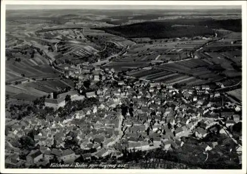 Ak Külsheim in Baden, Fliegeraufnahme