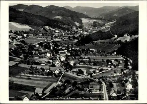 Ak Oberwolfach im Schwarzwald, Fliegeraufnahme