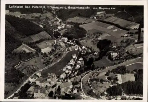 Ak Bad Peterstal Griesbach im Schwarzwald Baden, Fliegeraufnahme