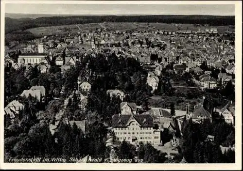 Ak Freudenstadt im Schwarzwald, Fliegeraufnahme