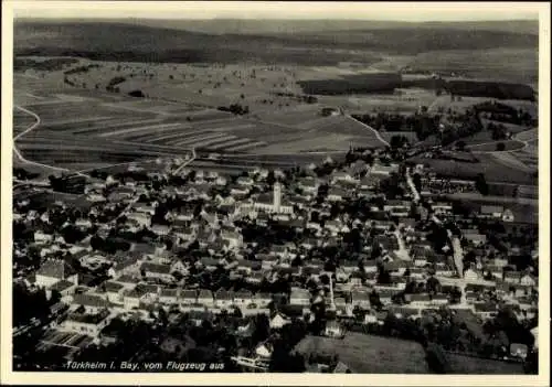 Ak Türkheim in Schwaben, Fliegeraufnahme