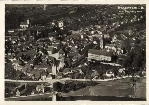 Ak Gengenbach im Schwarzwald, Fliegeraufnahme