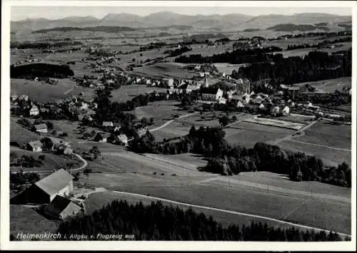 Ak Heimenkirch im Allgäu, Fliegeraufnahme