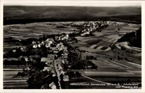 Ak Simmersfeld im Schwarzwald, Fliegeraufnahme