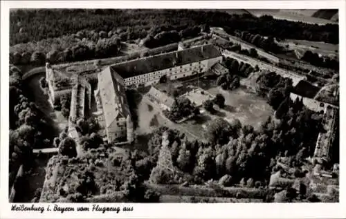 Ak Weißenburg in Mittelfranken Bayern, Fliegeraufnahme