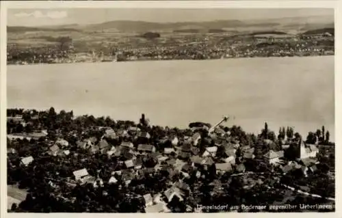 Ak Dingelsdorf Konstanz Baden Württemberg, Fliegeraufnahme, Bodensee, Ueberlingen