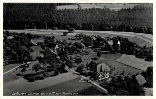 Ak Schmieh Bad Teinach Zavelstein im Schwarzwald, Fliegeraufnahme, Gasthof Schönblick