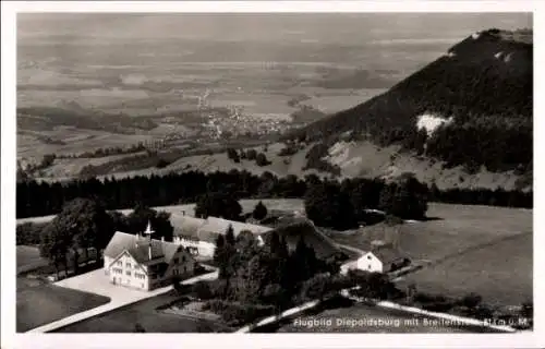 Ak Lenningen Baden Württemberg, Fliegeraufnahme, Diepoldsburg, Breitenstein