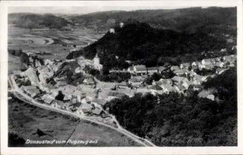 Ak Donaustauf in der Oberpfalz, Fliegeraufnahme