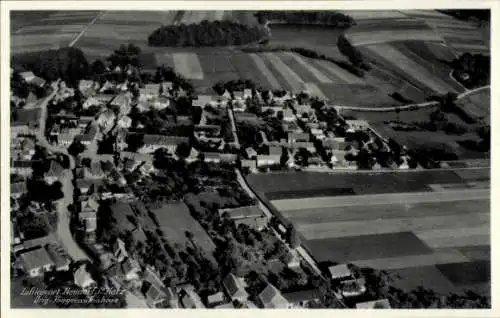 Ak Neudorf Harzgerode am Harz, Fliegeraufnahme