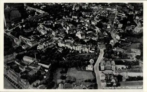 Ak Radeberg in Sachsen, Fliegeraufnahme