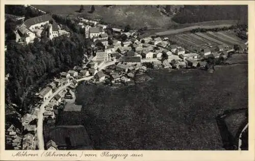 Ak Möhren Treuchtlingen im Altmühltal Mittelfranken, Fliegeraufnahme