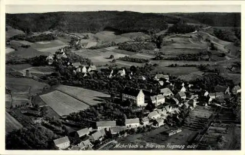 Ak Michelbach an der Bilz Württemberg, Fliegeraufnahme