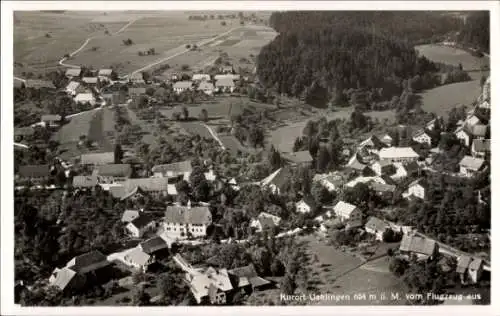 Ak Uehlingen Ühlingen Birkendorf im Schwarzwald, Fliegeraufnahme