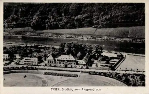 Ak Trier an der Mosel, Fliegeraufnahme