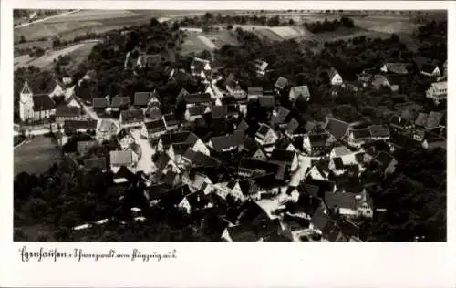 Ak Egenhausen im Nordschwarzwald, Fliegeraufnahme