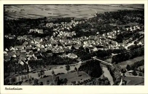 Ak Neckarhausen Nürtingen am Neckar Württemberg, Fliegeraufnahme