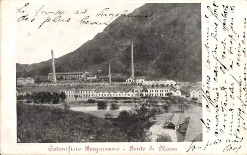 Ak Ponte di Nossa Lombardia, Cotonificio Bergamasco