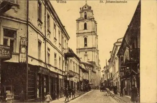 Ak Vilnius Wilna Litauen, St. Johannisstraße