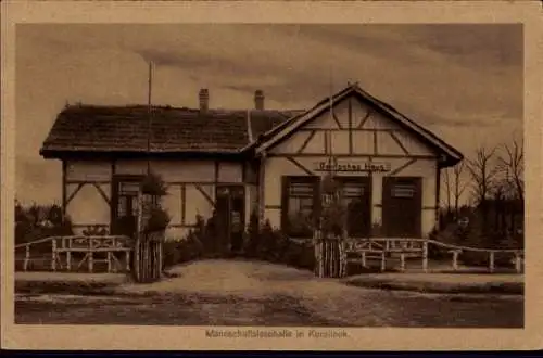 Ak Korolinok Russland, Deutsches Haus, Mannschaftslesehalle