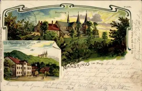 Litho Huy im Landkreis Harz, Restaurant Gambrinus, Huysburg