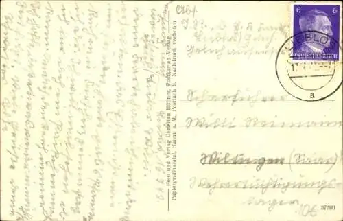 Ak Lieblos Gründau in Hessen, Gasthaus, Handlung, Poststraße