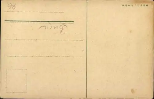 Ak Dumm sind wir, aber pfiffig sind wir auch, Mann mit Pfeife