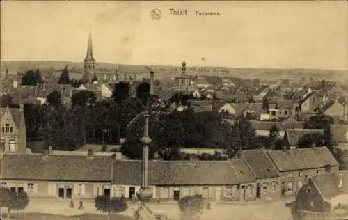 Ak Thielt Tielt Westflandern, Panorama