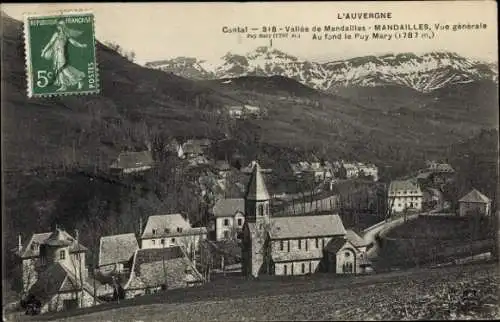 Ak Mandailles Cantal, Panorama, Au fond le Puy Mary