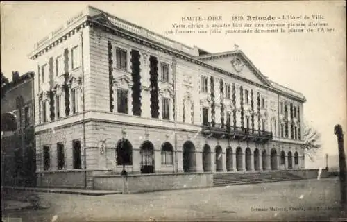 Ak Brioude Haute Loire, Rathaus