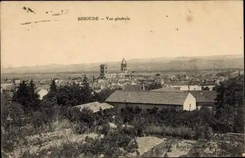 Ak Brioude Haute Loire, Gesamtansicht