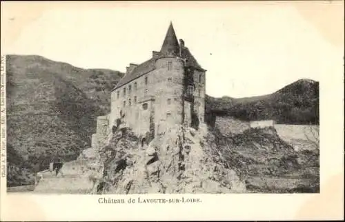 Ak Lavoûte sur Loire Haute Loire, Schloss