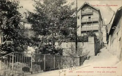 Ak Argelès Gazost Hautes Pyrénées, Rue des Escaliers