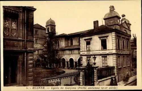 Ak Roanne Loire, Lycée des Garcons