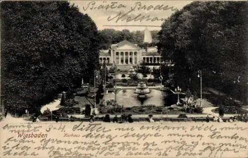 Ak Wiesbaden in Hessen, Kurhaus