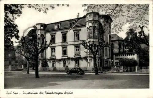 Ak Bad Ems an der Lahn, Sanatorium der Barherzigen Brüder