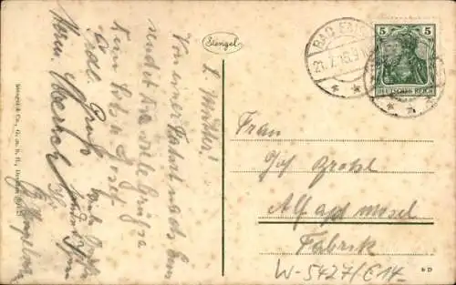 Ak Bad Ems an der Lahn, Römerstraße mit Kurhaus