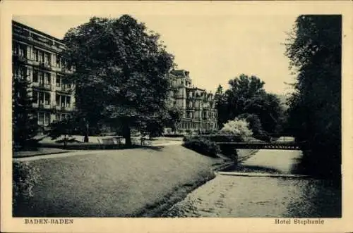 Ak Baden Baden am Schwarzwald, Hotel Stephanie