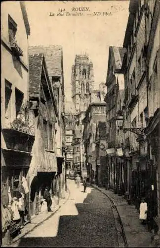 Ak Rouen Seine Maritime, Rue Damiette