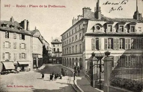 Ak Rodez-Aveyron, Place de la Préfecture