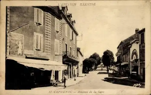 Ak Capdenac Gare Aveyron, Avenue de la Gare
